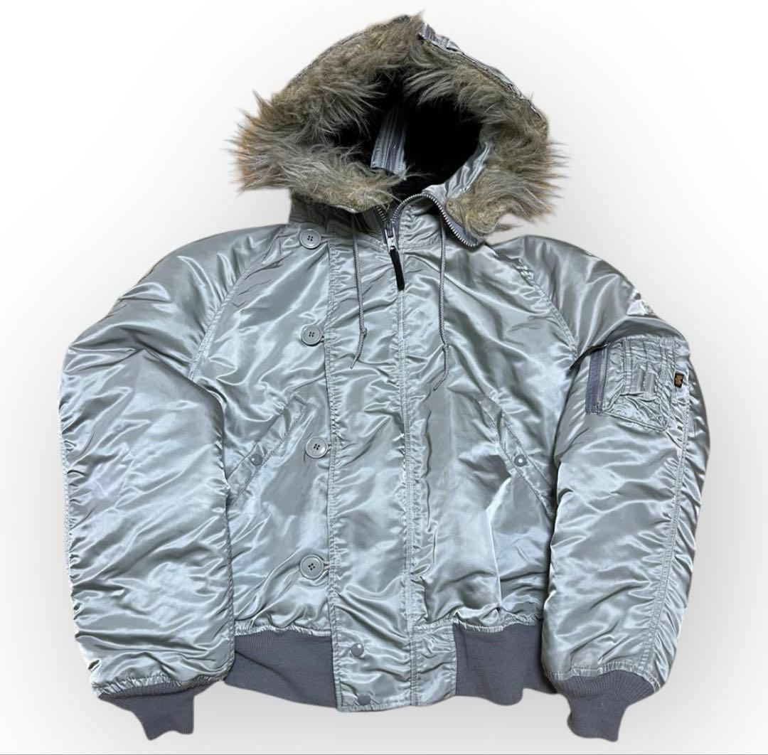 希少】90s ALPHA INDUSTRIES N-2B n2b Mサイズ 希少色 USA製 アルファ