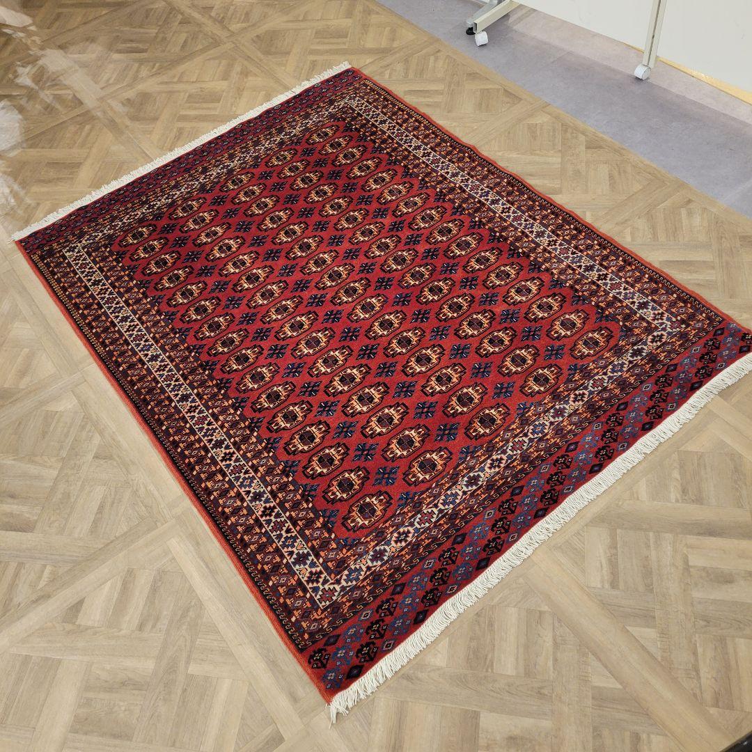 140x186cmパキスタン高品質手織りじゅうたん(024) - メルカリ