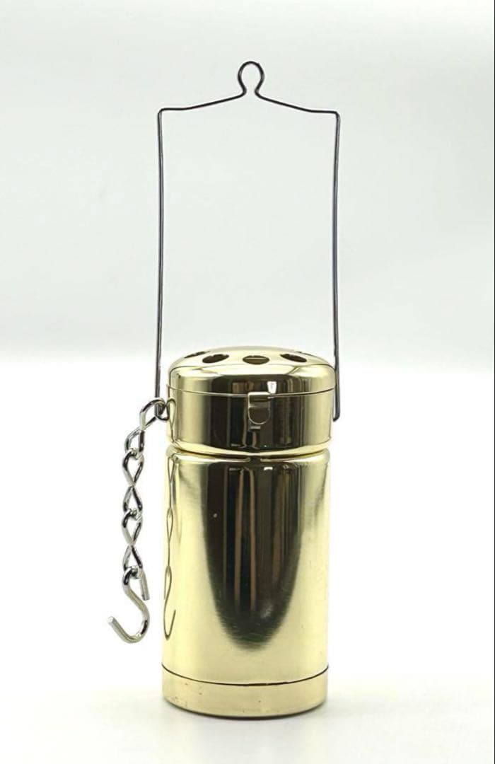 未使用品 デラックス コンパクト ランタン 真鍮 キャンパー キャンドル
