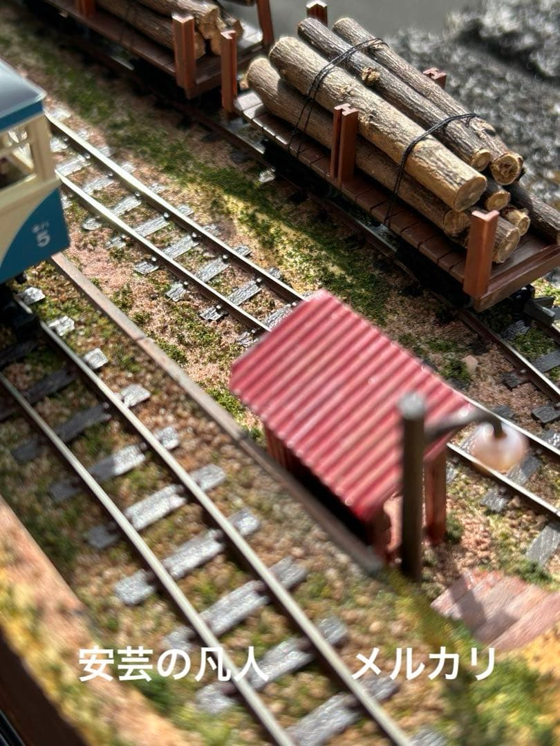 HOナロー(軌間9mm)52鉄道模型ジオラマ ヤードのある風景 - メルカリ