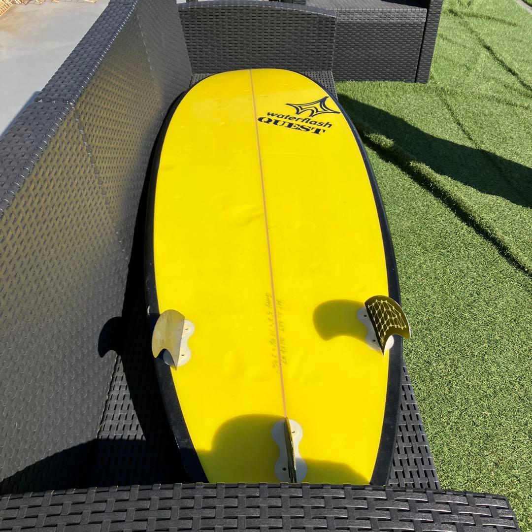 USBlanks waterflash サーフボード 5'8\" イエロー ウォーターフラッシュサーフボード