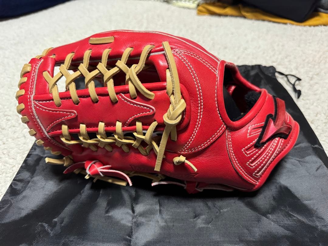 ミズノ ウィルドライブ 赤 左 MIZUNO（ミズノ） WILL DRIVE RED IBE限定スペック 軟式用ウィル