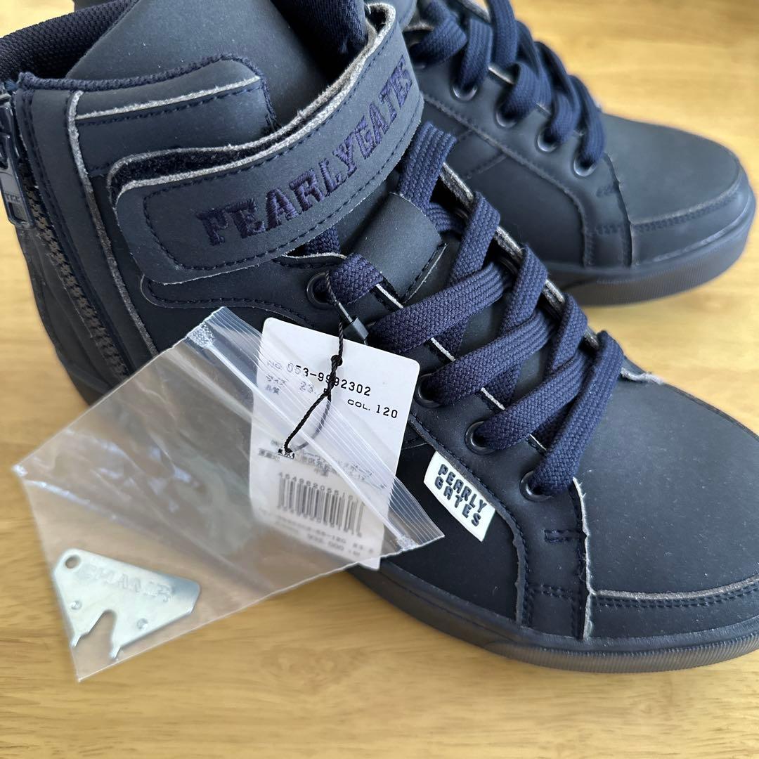 パーリーゲイツ定番ハイカットスパイク【23.5cm】