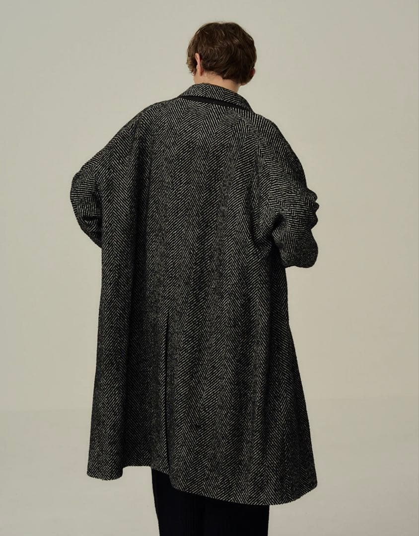 ANCELLM 25AW新品SEMI-DOUBLE CHESTER COAT