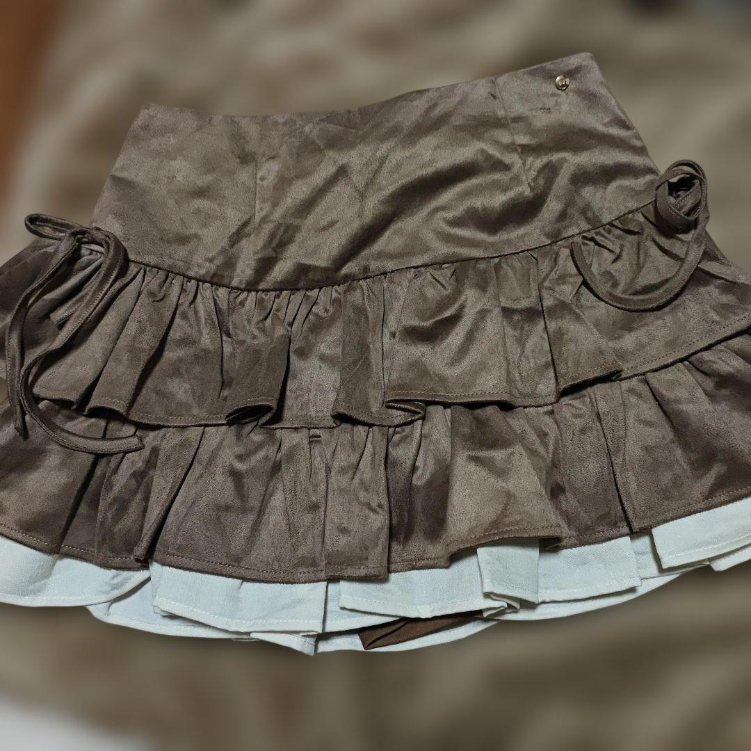 Mel gather skirt brown andmary - メルカリ