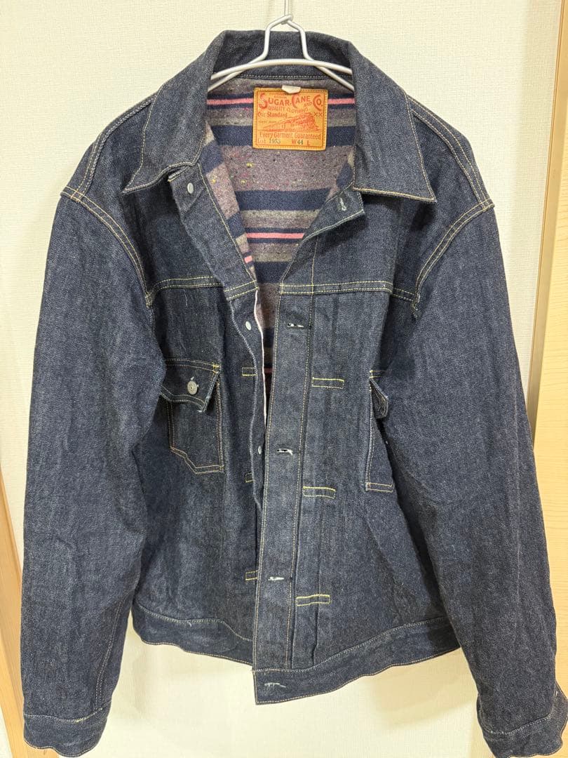 Sugar Cane Lot 1953 ブランケットデニムジャケット W44 L SUGAR CANE / 14.25oz. DENIM JACKET 1953 MODEL