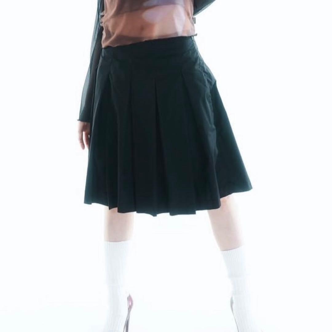 PRADASPORTプリーツスカート 中古・古着通販】PRADA (プラダ) プリーツスカート ライトグリーン