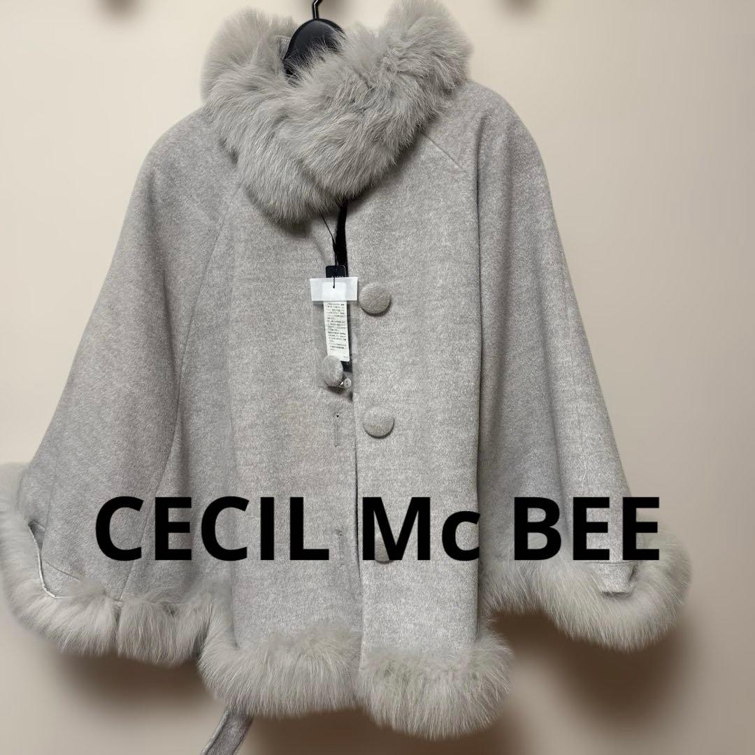 CECIL Mc BEE ファーポンチョコート M CECIL McBEE（ポンチョ）のフリマアイテム一覧