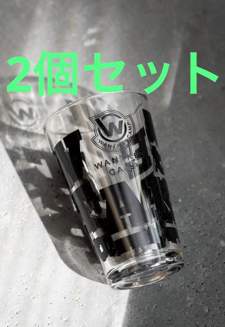 TARPtoTARP×WANTKEYCAMP コラボグラス 2個セット2個セット】tarp to