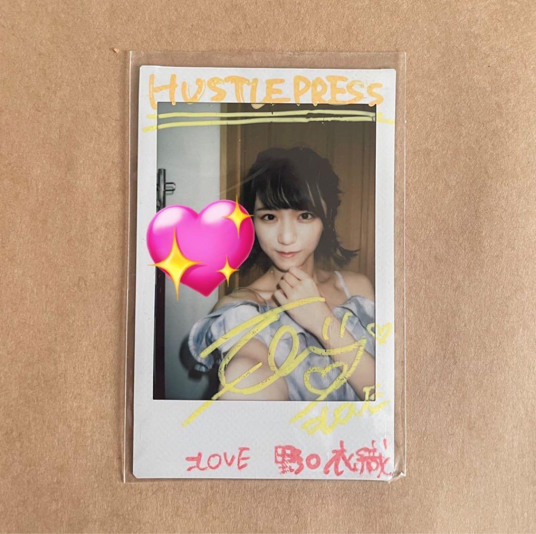 野口衣織 チェキ HUSTLE PRESS - メルカリ