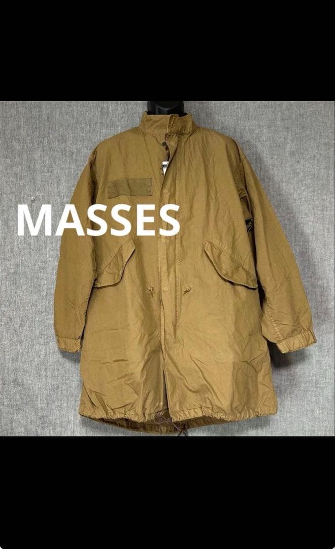 MASSES マシス モッズコート　ミリタリーコート　シングルコート　Mサイズ MASSES マシス モッズコート ミリタリーコート シングルコート Mサイズ