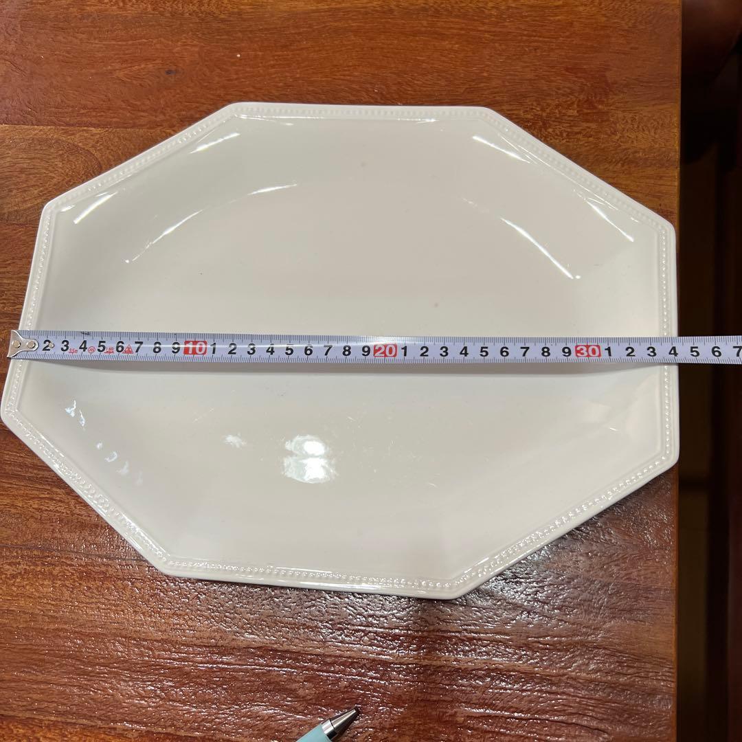 Johnson brothers白い八角形皿 1枚 オクトゴナル - メルカリ