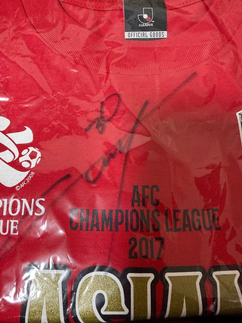 浦和レッズ ACL2017優勝 直筆サイン入りシャツ - メルカリ