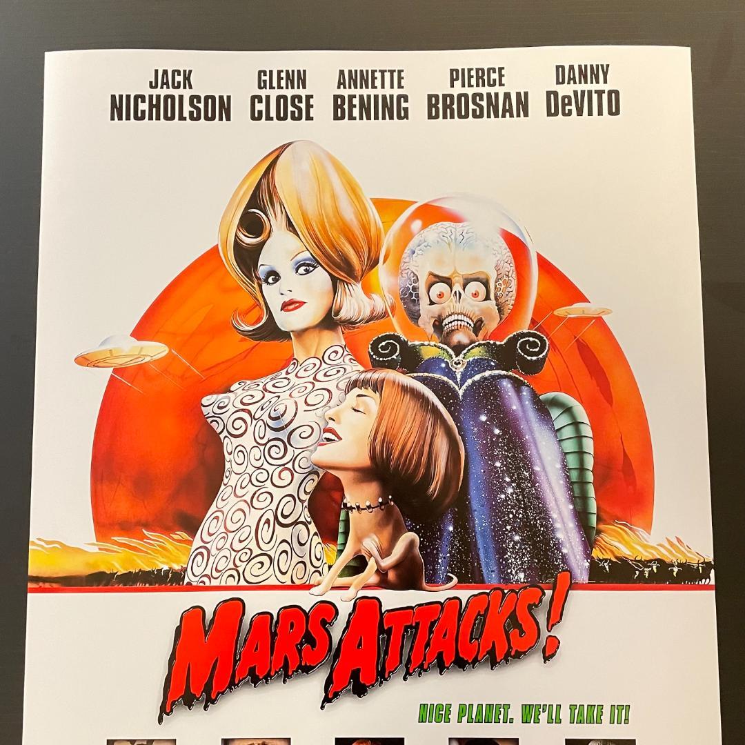 US版ポスター『マーズ・アタック!』（Mars Attacks!）④ - メルカリ