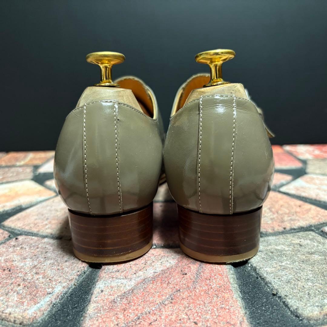 【美品】chausser ショセ　ダブルモンク　24.0cm 希少　メダリオン