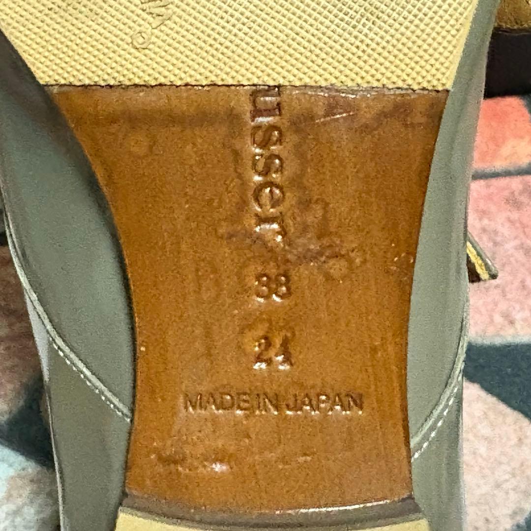 【美品】chausser ショセ　ダブルモンク　24.0cm 希少　メダリオン