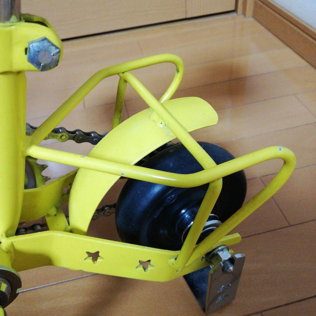 限定お値下げミニサイクル まめチャリ イエロー ミニ自転車 NEHAO