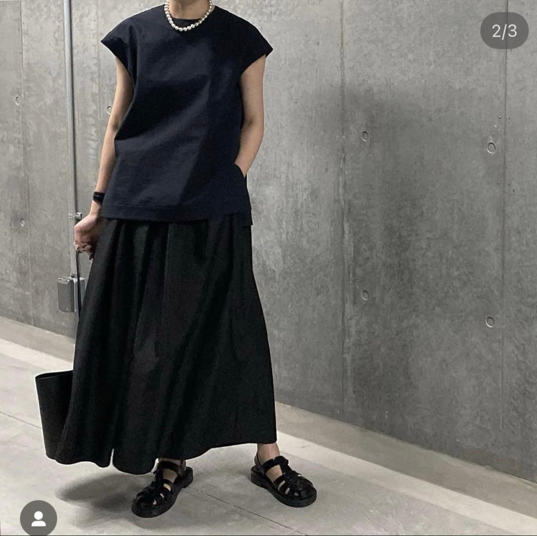 タグ付き新品！LOHEN再販スカートパンツ 黒 ローヘンスカートパンツ