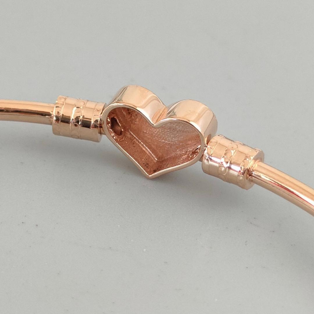 K18 レディース ハート バングル 4.05ｇ A635