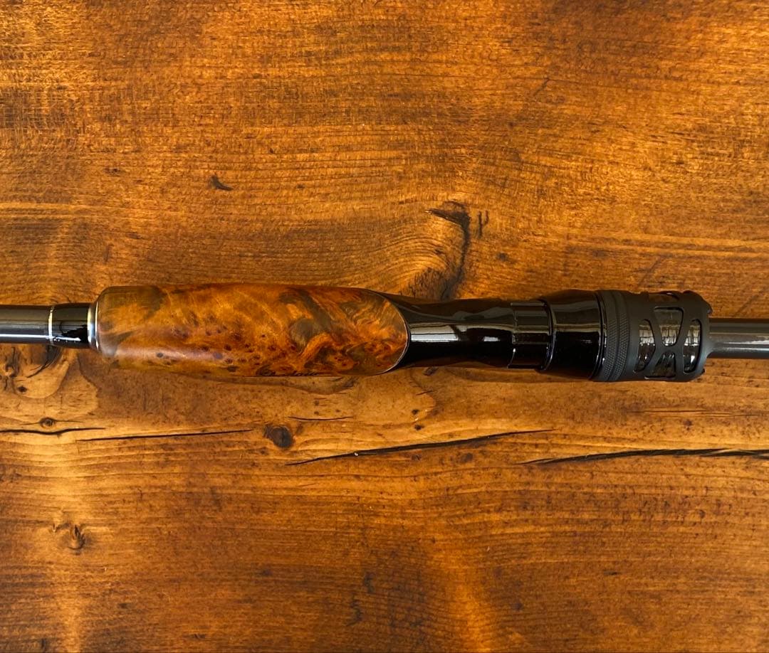 スピニングロッド S702ML バスロッド バス釣り トラウト ウッドグリップ