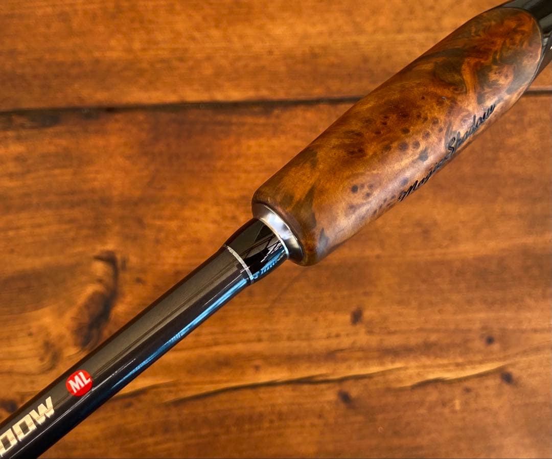 スピニングロッド S702ML バスロッド バス釣り トラウト ウッドグリップ