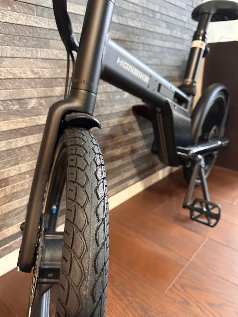 新品)HONBIKE 電動アシスト自転車 ブラック ホンバイク 付属品多数