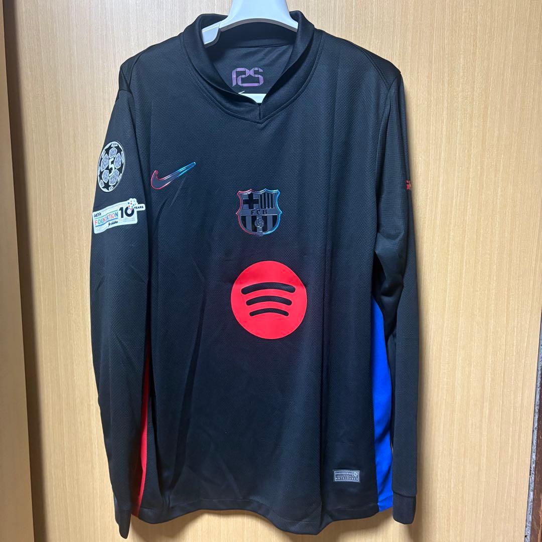 FCバルセロナ 24-25 アウェイ 長袖 ユニフォーム No.8 ペドリ