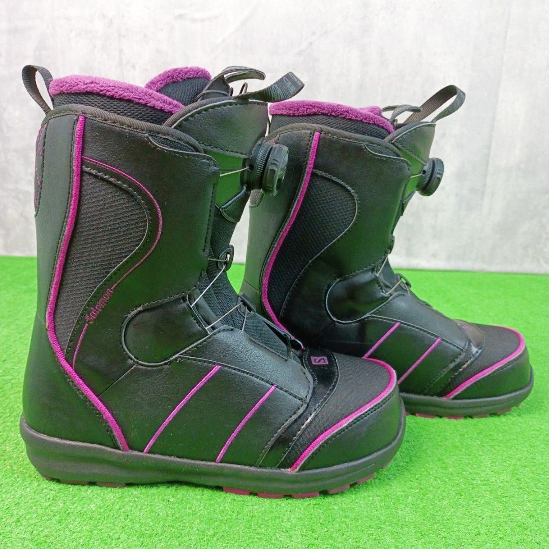 美品　サロモン パール ボア スノーボードブーツ レディース　25.0cm