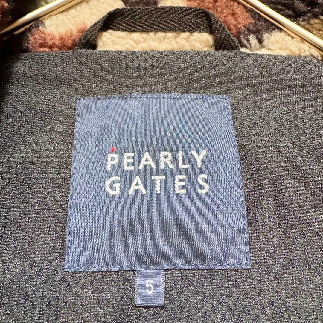 lucky_h67様美品 パーリーゲイツ カモフラ ボアジップアップベスト