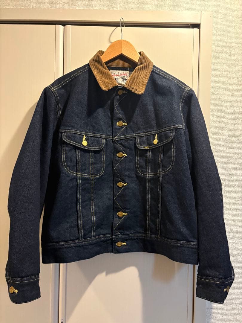 Lee/リー DENIM STORM RIDER JACKET 101-LJ Lee 101-LJ STORM RIDER DENIM JACKET（50 LONG） - 古着屋