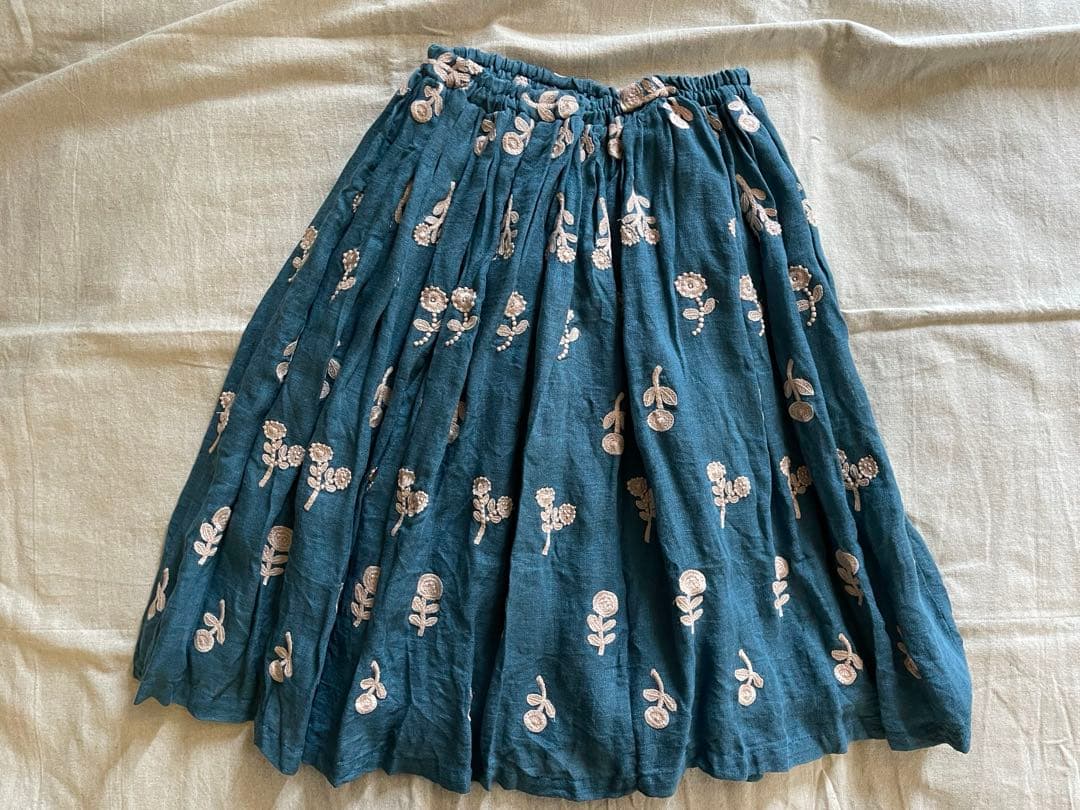 ミナペルホネン ハンドメイド　スカート bonheur ミナペルホネン ハンドメイド スカート bonheur