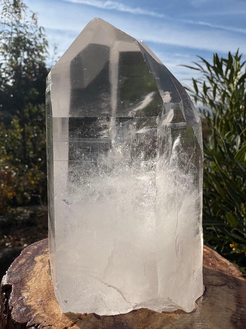 ❤️レア　1.1kg ヒマラヤ　透明感拔群　強いパワー　極みの逸品　柱　天然