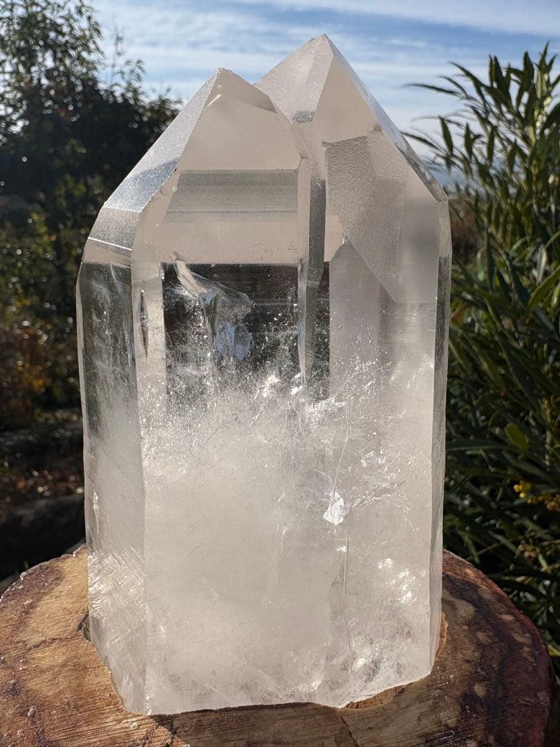 ❤️レア　1.1kg ヒマラヤ　透明感拔群　強いパワー　極みの逸品　柱　天然