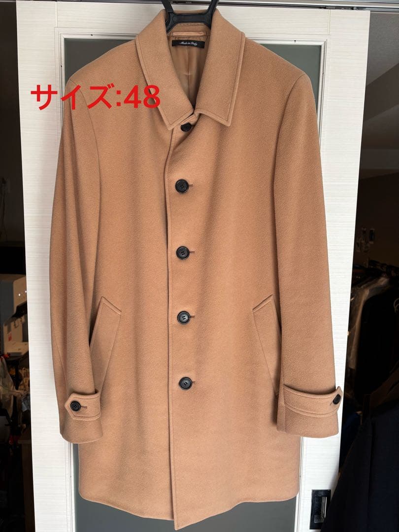 ⭐︎美品⭐︎ dunhill ウール　カシミア　チェスターコート　48 ベージュ ウールカシミヤ チェスターコート | maison TOMORROWLAND/メゾン