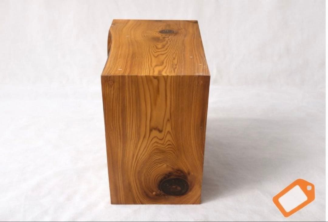 DIY 木製ナチュラルウッド角型スツール