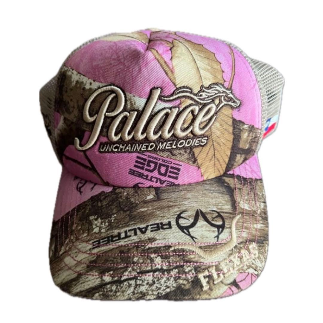 Palace HORSEPOWER TRUCKER CAP ピンク リアルツリー - メルカリ