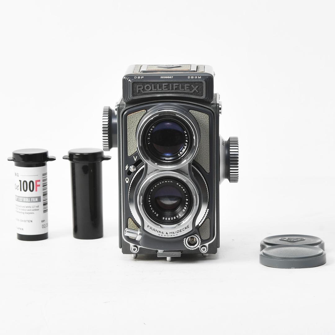 【オーバーホール済】ベビーローライフレックス グレー Rolleiflex 2015年7月 ベビーローライフレックス・グレー – クラシックカメラ修理