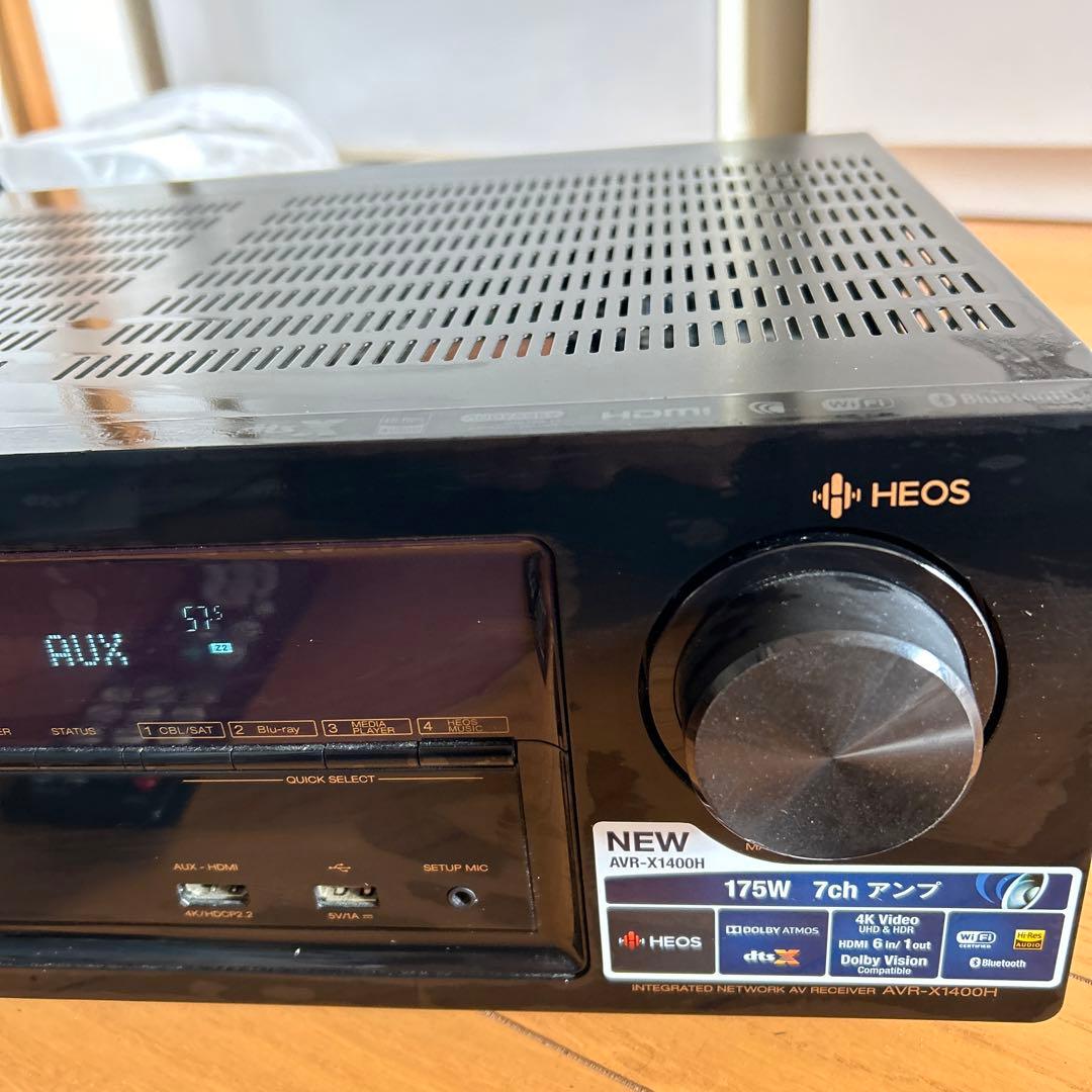 DENON AVアンプ AVR-X1400H リモコン - メルカリ