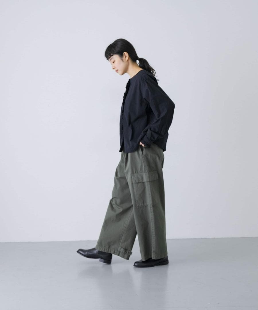 新品◆かぐれ◆ユーティリティーイージーパンツ《SMOKEKHAKI》