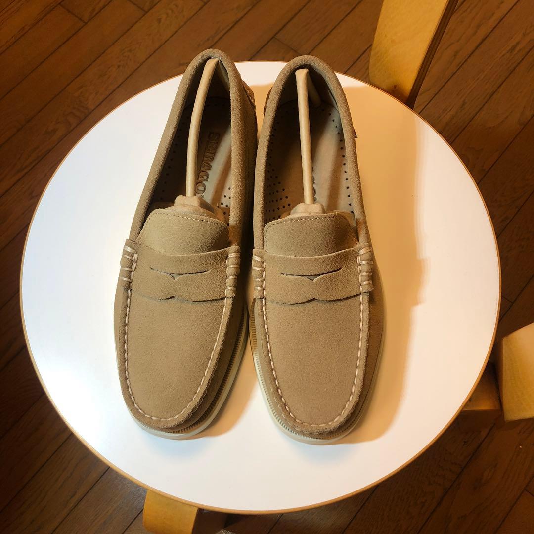 ライトベージュ スエード モカシン Man ベージュ シティ ゴンミーノ スエード モカシン