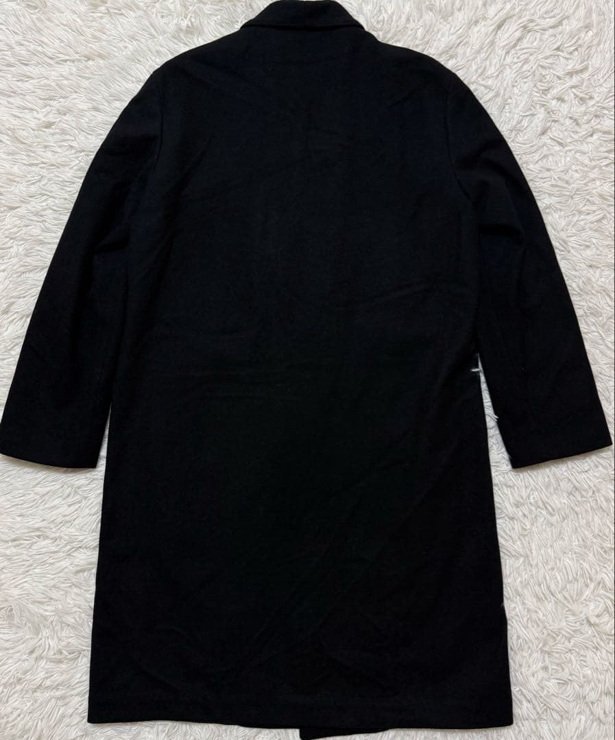 美品】UNIQLO &LEMAREチェスターコート カシミヤ混 ブラ