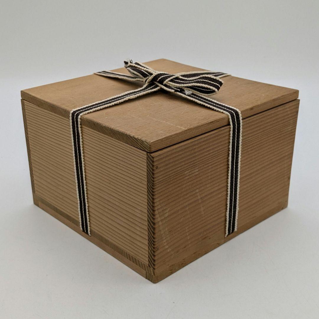 伝統工芸士柴岡秀泉 青備前緋襷茶盌 合箱 備前焼 抹茶