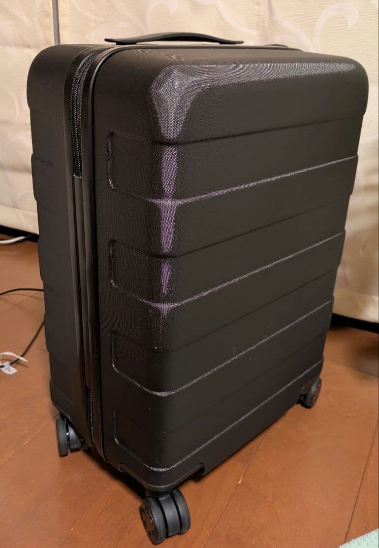 無印良品 スーツケース ブラック 4輪 ハードケース 36リットル MUJI