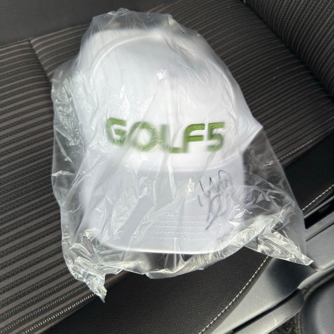 GOLF5 ホワイトキャップ 竹田麗央プロ サイン入り - メルカリ