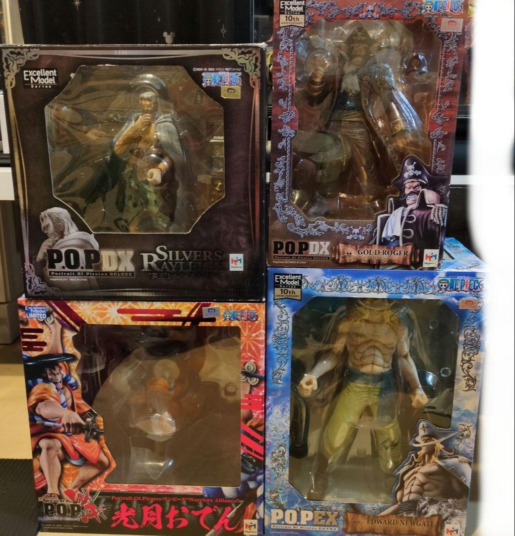ワンピース P.O.P ロジャー 白ひげ レイリー おでん 4体セット ワンピース 白ひげ おでん ロジャー フィギュア 3種セット｜Yahoo