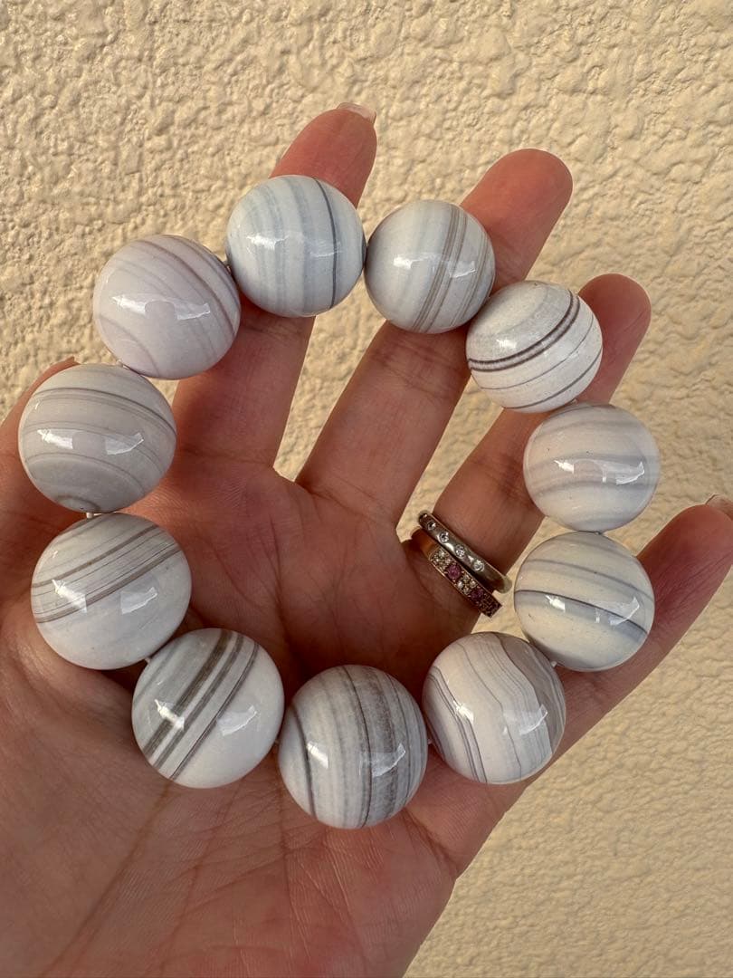 Y sh様 特大シリーズ 20ミリ ♡美彩♡薬師瑪瑙 ブレスレット