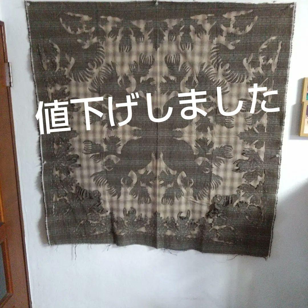 値下げしました キルトパーティーハワイアンキルト教室課題途中経過品 ハワイアンキルト 手作り体験教室 ハワイ旅行の思い出に伝統キルトに