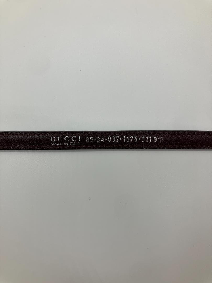GUCCI 037 1476 1110 5 ホースビット レザー ベルト - メルカリ