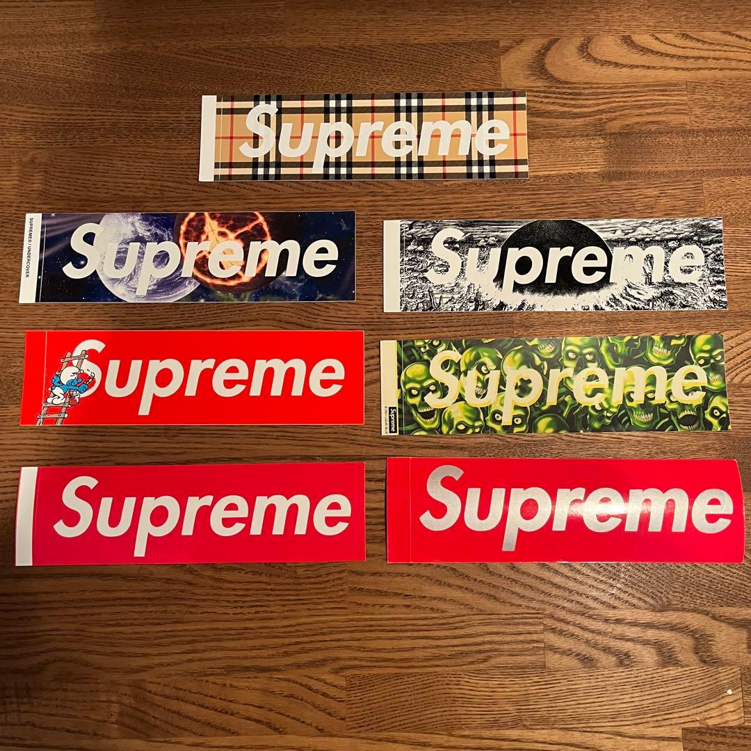 Supreme ステッカーセット 109枚 Amazon.co.jp: Set of 4 Classic SUPREME Sticker Box Logo Sticker