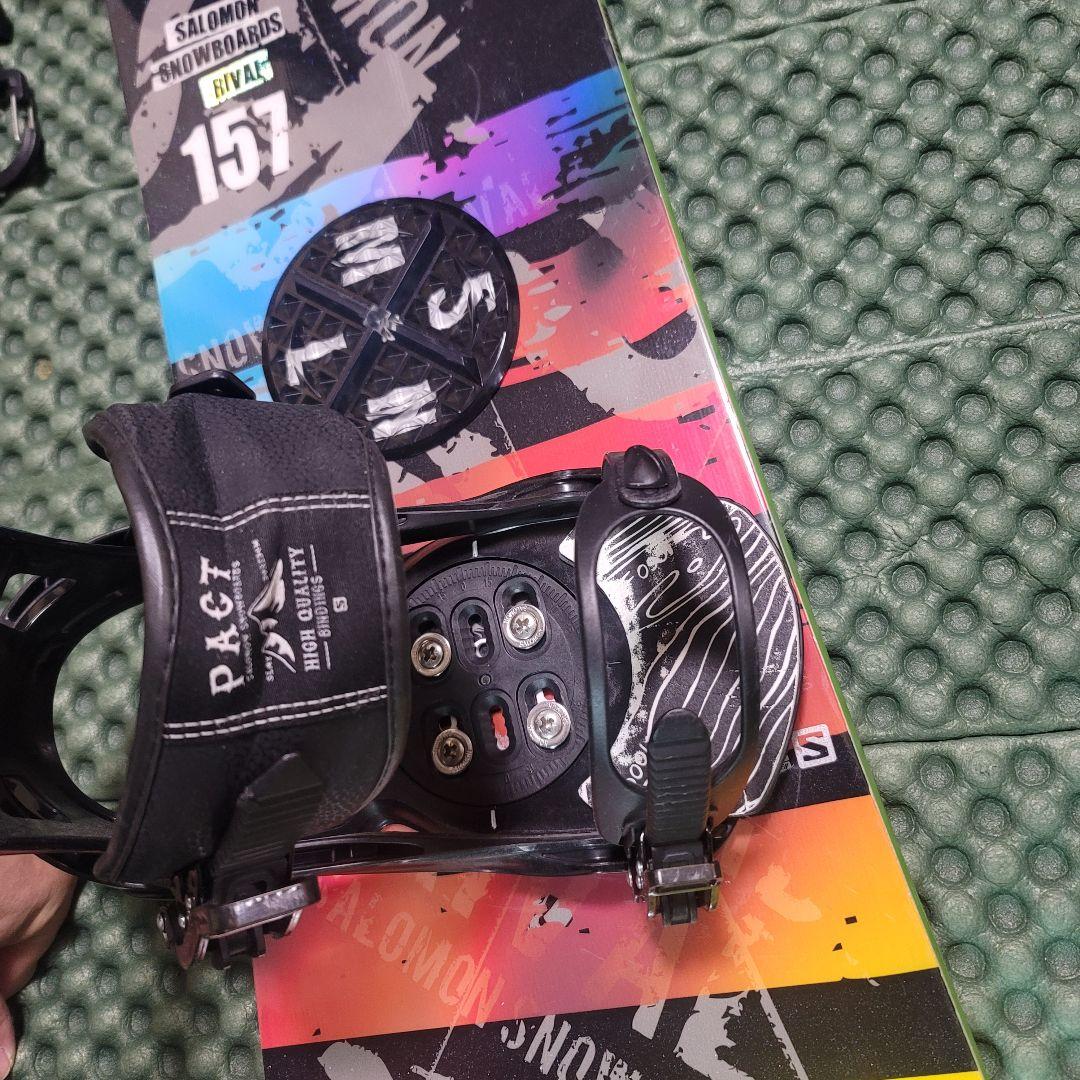 SALOMON RIVAL 157cm ＋ PACTビンディングS 2点セット - メルカリ